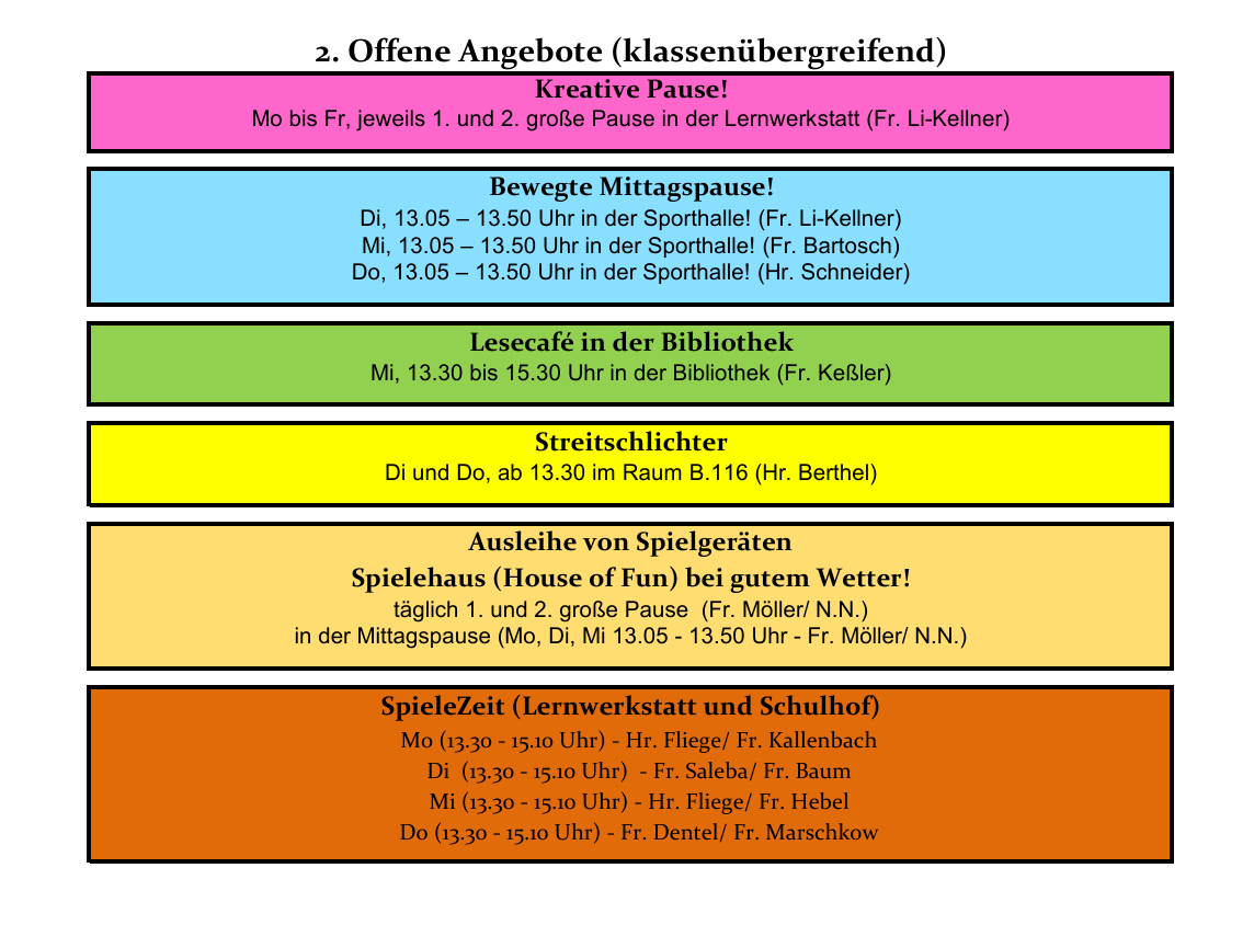 Offene Angebote 25 26 1Hj